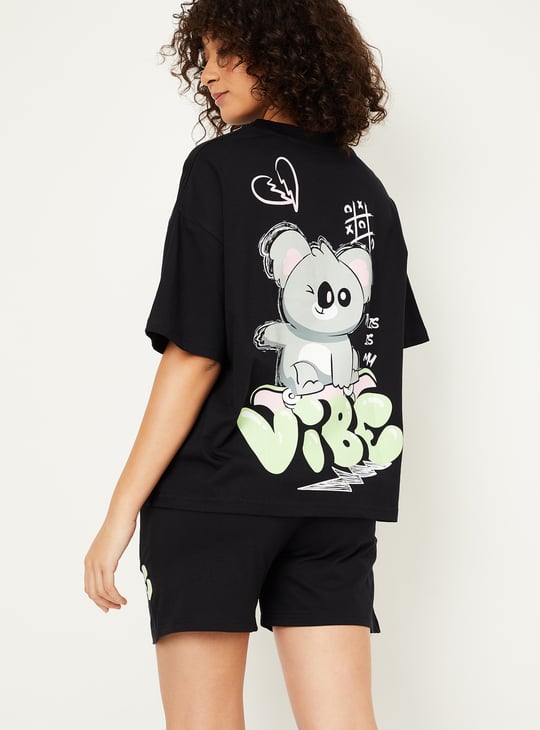 Women Sleepwear Shorts Set