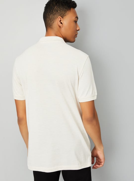 Men Solid Polo T-shirt