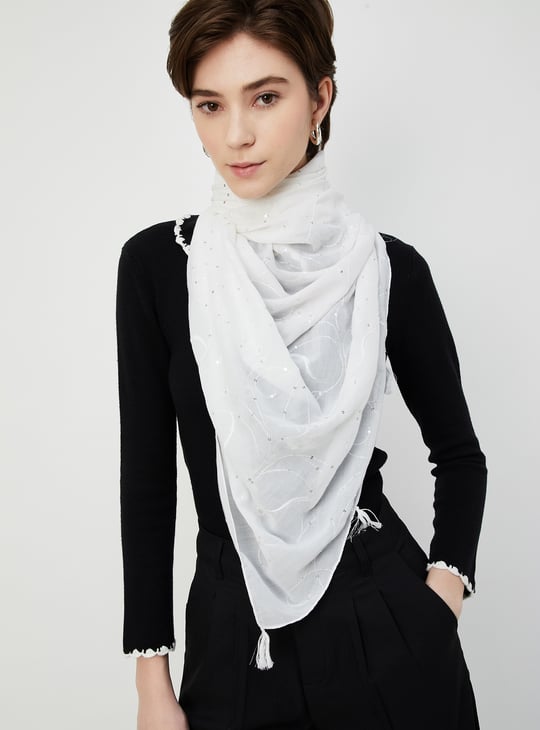 Women Solid Scarf