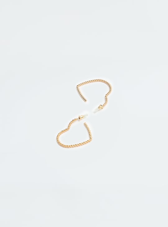 Women Half Hoop Earrings - Pack of 3