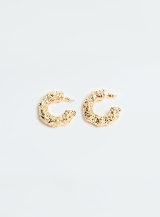 Women Half Hoop Earrings - Pack of 3