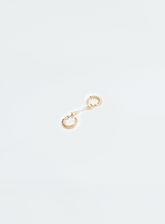 Women Half Hoop Earrings - Pack of 6