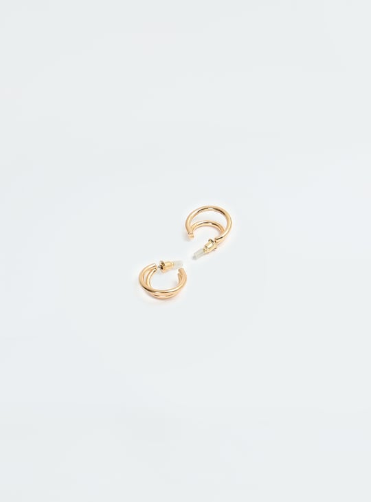 Women Half Hoop Earrings - Pack of 6