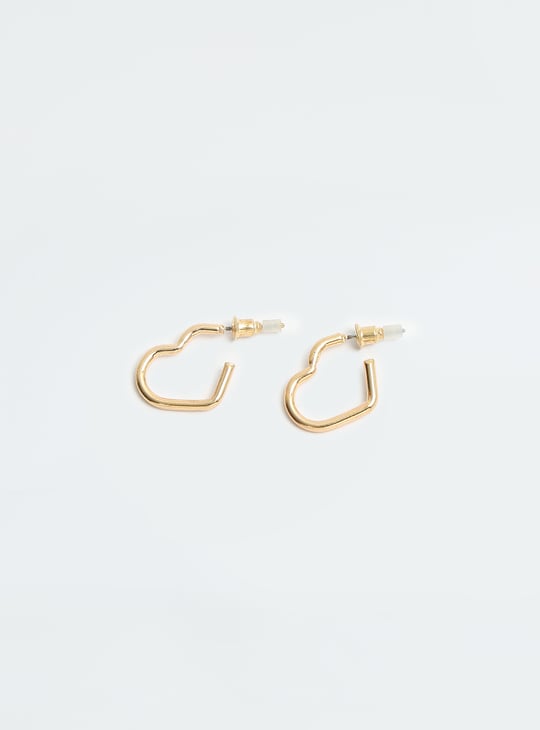 Women Half Hoop Earrings - Pack of 6