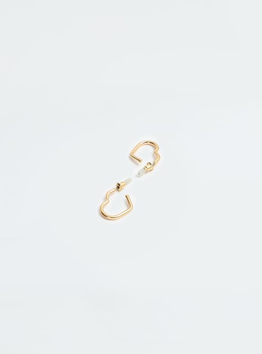 Women Half Hoop Earrings - Pack of 6