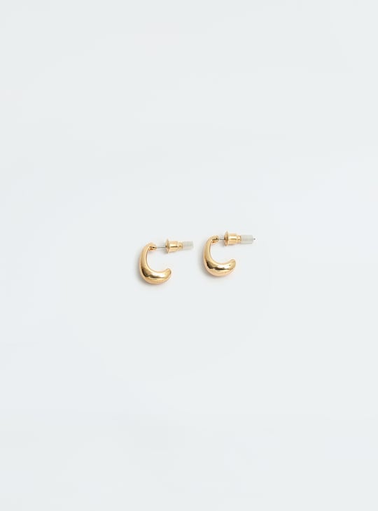 Women Half Hoop Earrings - Pack of 6