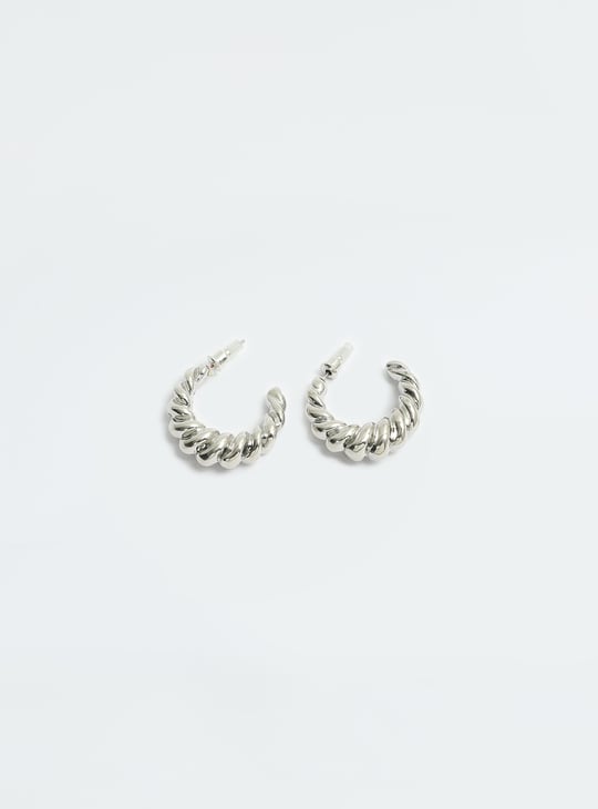 Women Half Hoop Earrings - Pack of 6