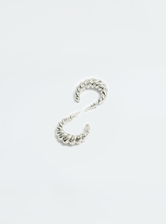 Women Half Hoop Earrings - Pack of 6