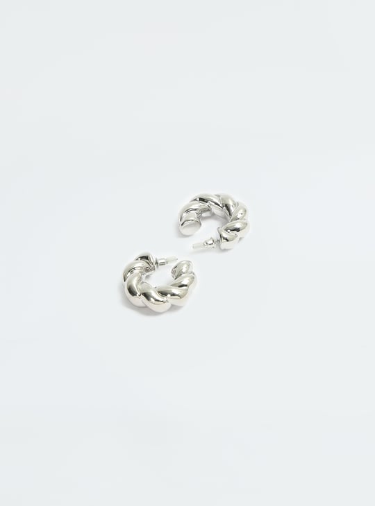 Women Half Hoop Earrings - Pack of 6