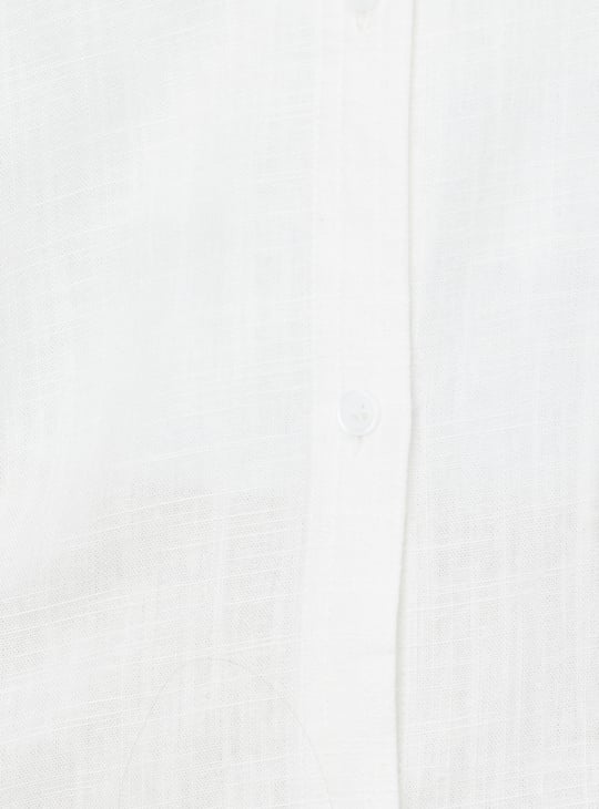 Women Textured Oversized Shirt