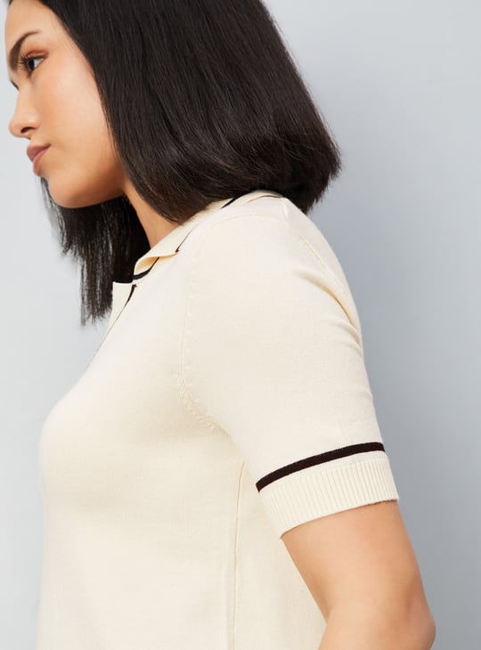 Women Knit Polo T-shirts