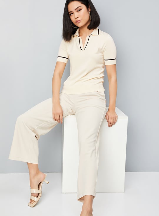 Women Knit Polo T-shirts