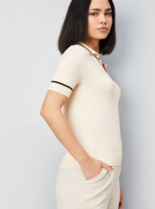 Women Knit Polo T-shirts