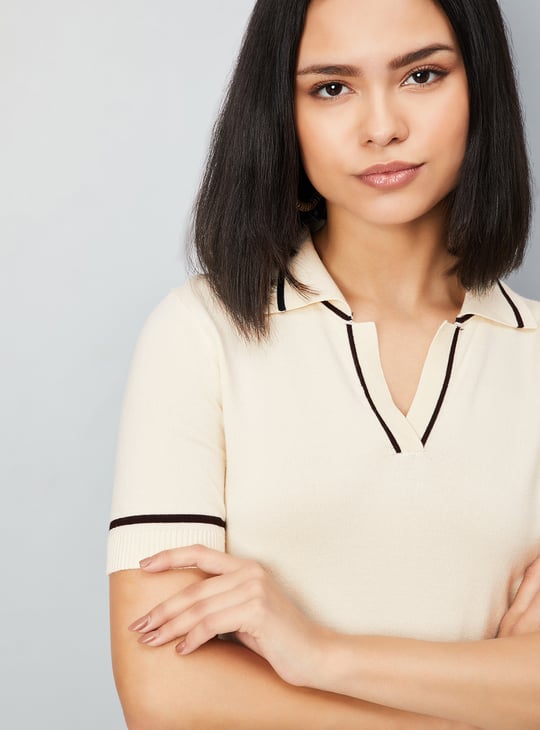 Women Knit Polo T-shirts