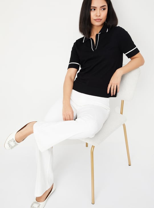 Women Knit Polo T-shirts