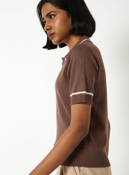 Women Knit Polo T-shirts