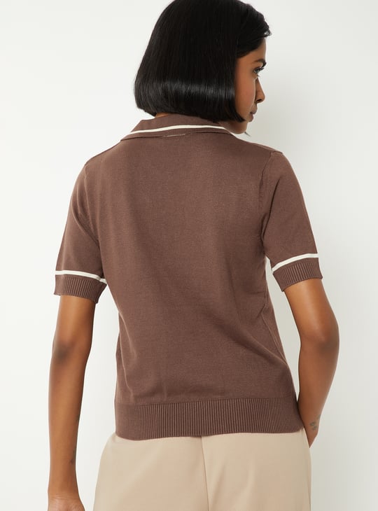 Women Knit Polo T-shirts