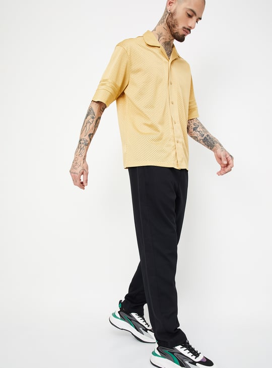 Men Knit Regular Fit Trackpant