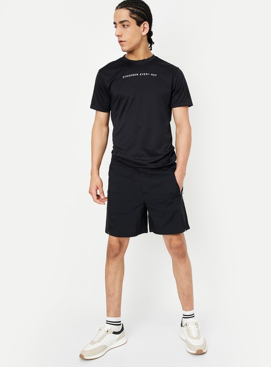 Men Textured Sports T-shirt