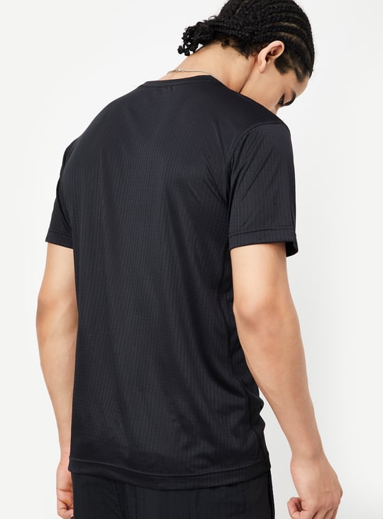 Men Textured Sports T-shirt