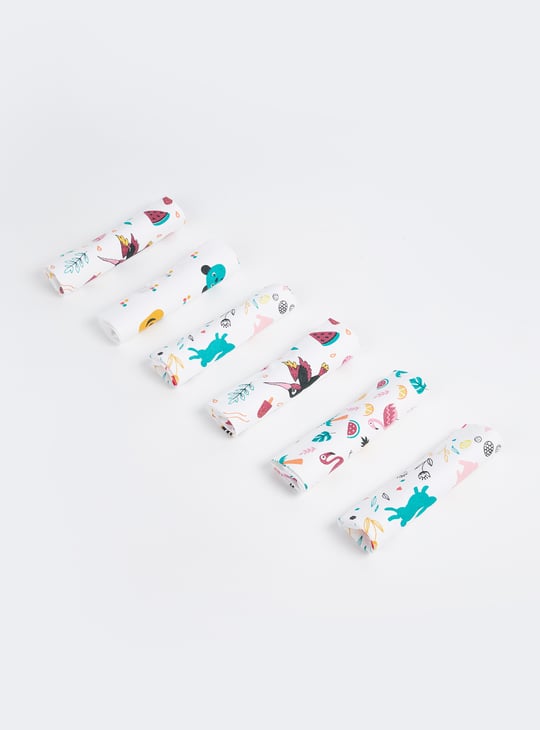 Kids Printed Handkerchief - Pack of 6