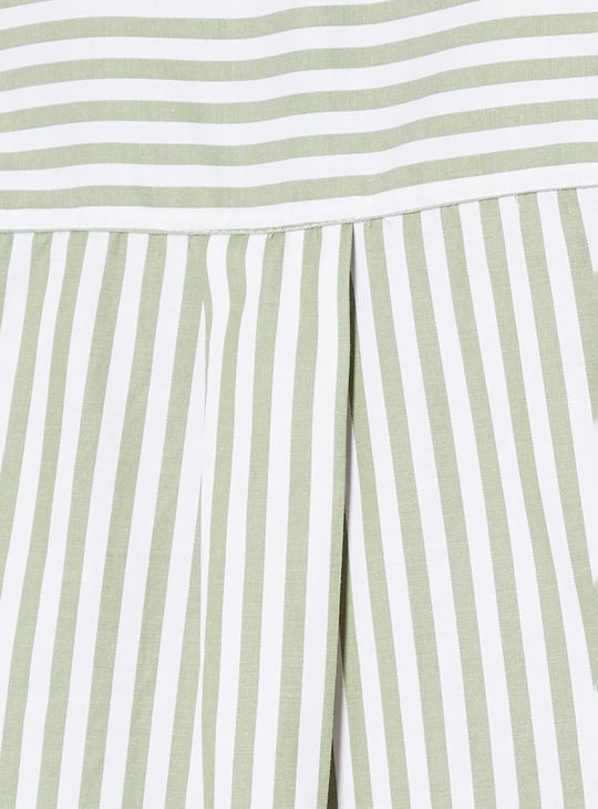 Women Striped Oversized Shirt