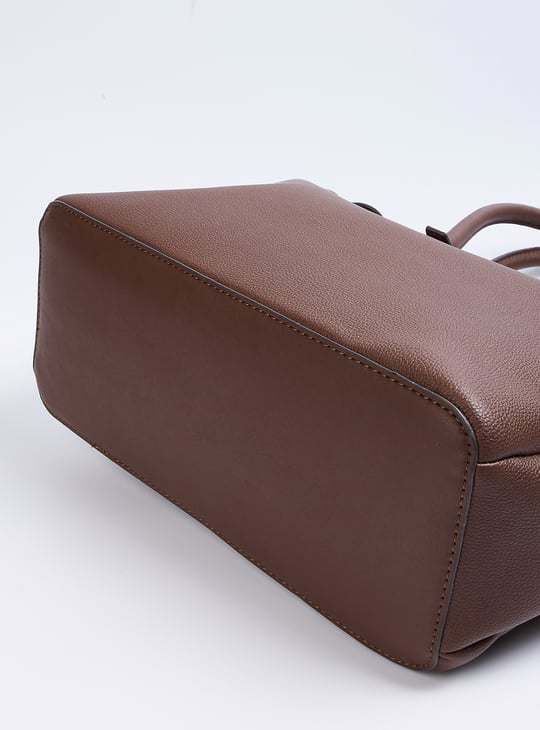 Women Buckle Detail Tote Bag