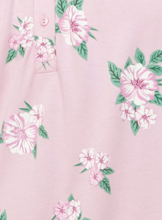 Women Floral Print Nightgown