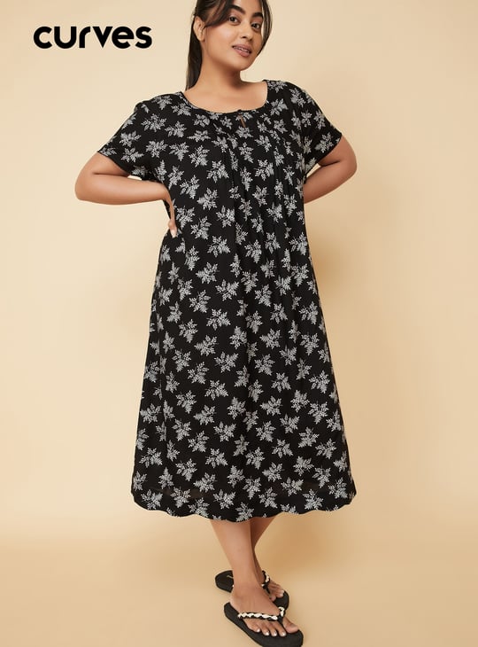 Women Printed Sleepwear Gown