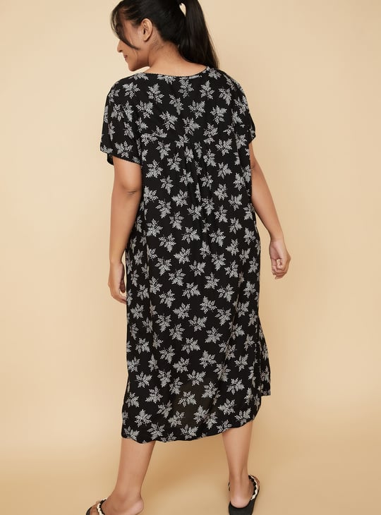 Women Printed Sleepwear Gown