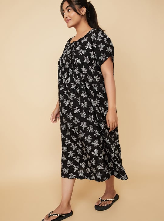Women Printed Sleepwear Gown