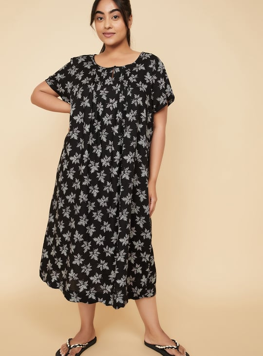 Women Printed Sleepwear Gown