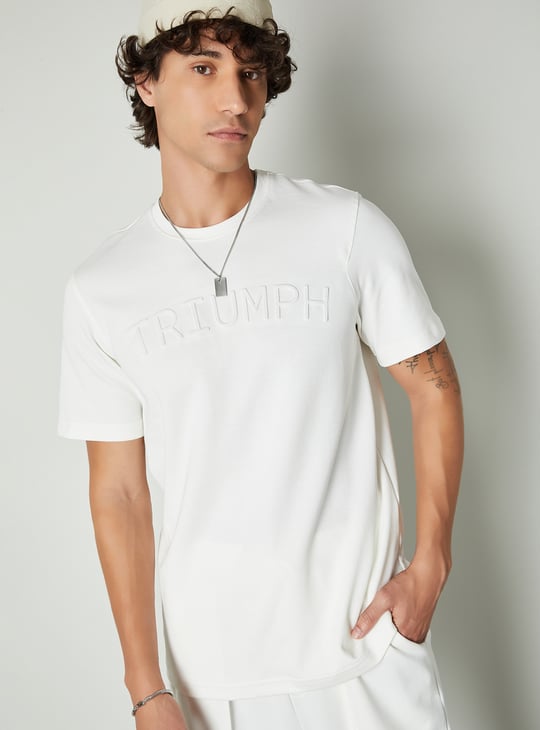 Men Embossed T-shirt