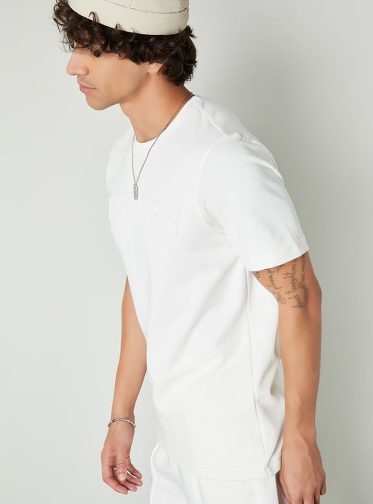 Men Embossed T-shirt