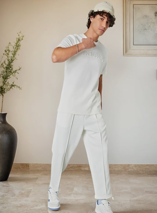 Men Embossed T-shirt