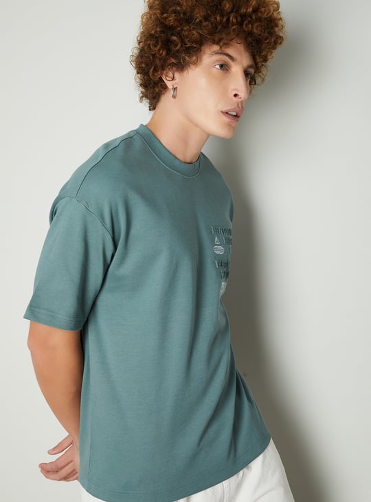 Men Printed Oversized T-shirt