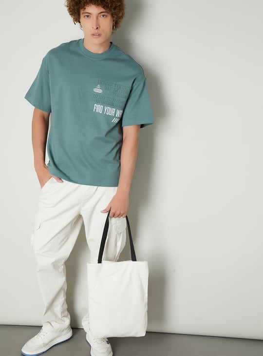 Men Printed Oversized T-shirt