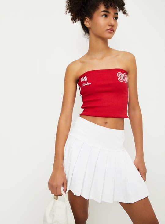 Women Printed Sports Tube Top