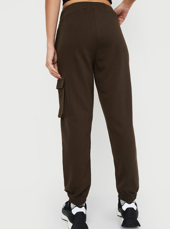 Women Solid Cargo Joggers