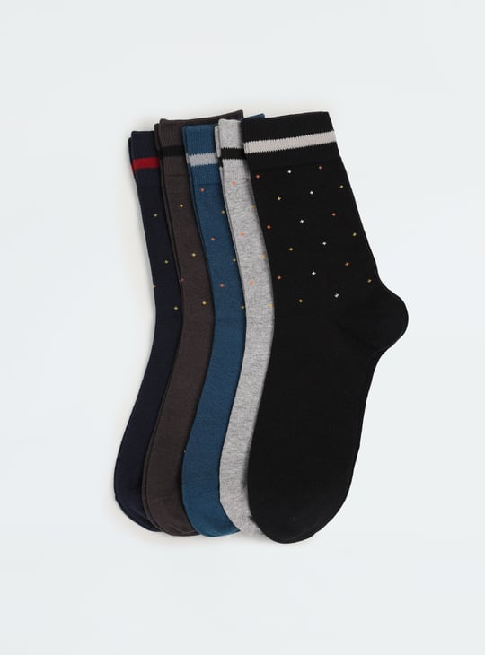 Men Patterned Socks - Pack of 5