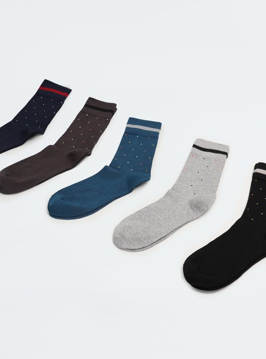 Men Patterned Socks - Pack of 5