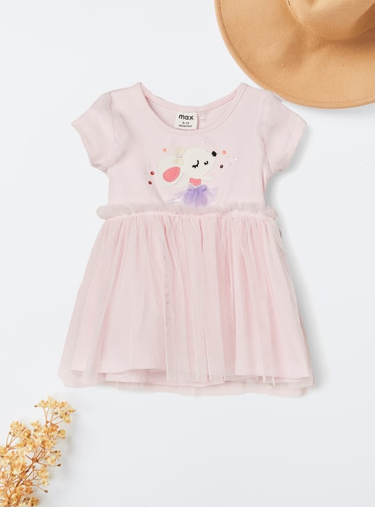 Girls Applique Dress