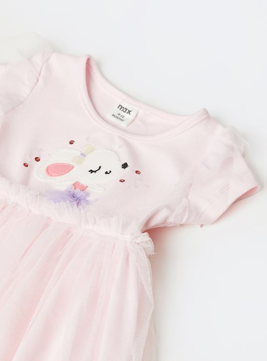 Girls Applique Dress