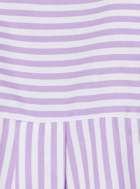 Women Oversized Striped Shirt