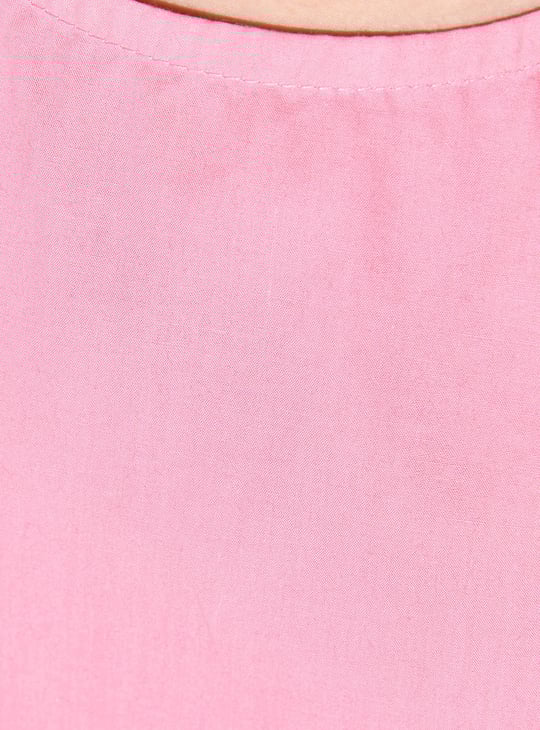 Girls Printed Fit and Flare Dress