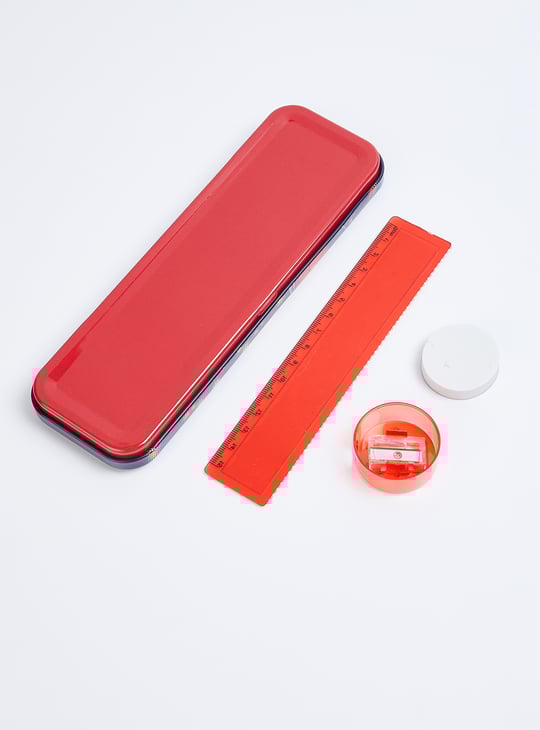 Kids Spiderman Print Stationery Set