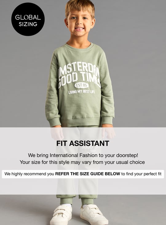 Boys Embossed Joggers Set