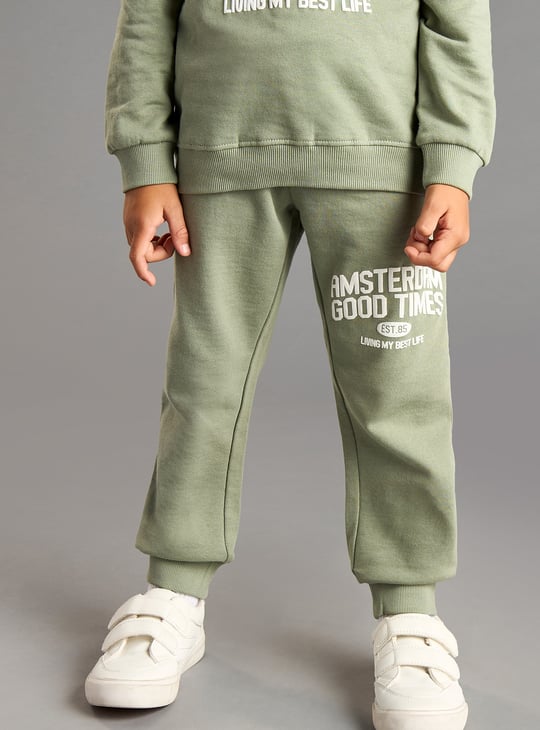 Boys Embossed Joggers Set