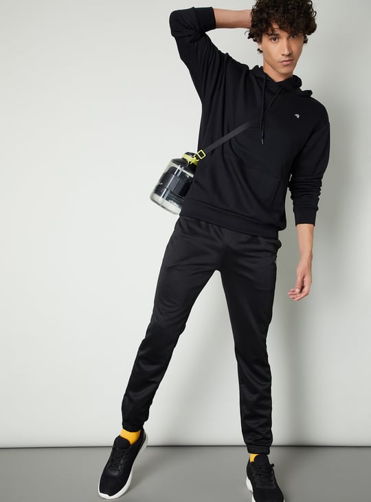 Men Solid Hooded Sweatshirt