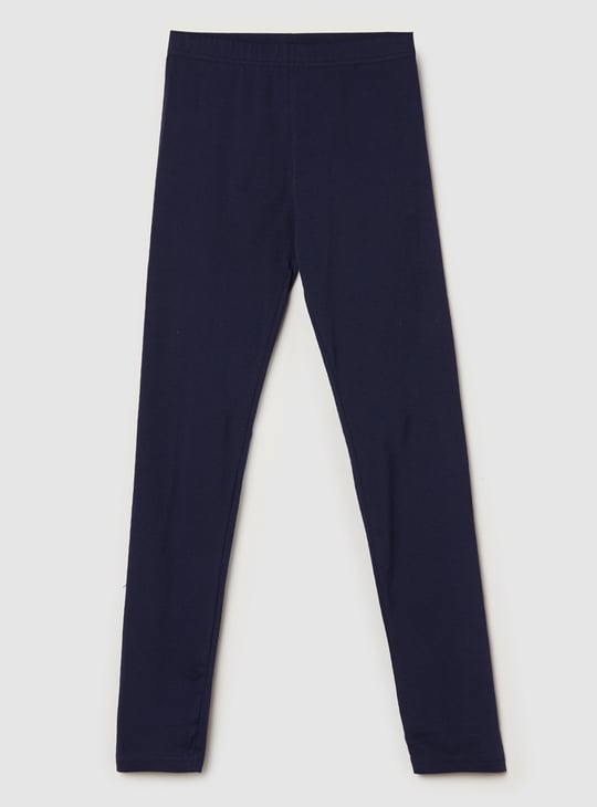 Girls Solid Leggings